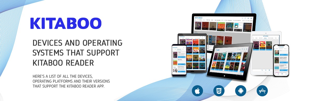 devices and OS supporting kitaboo ereader