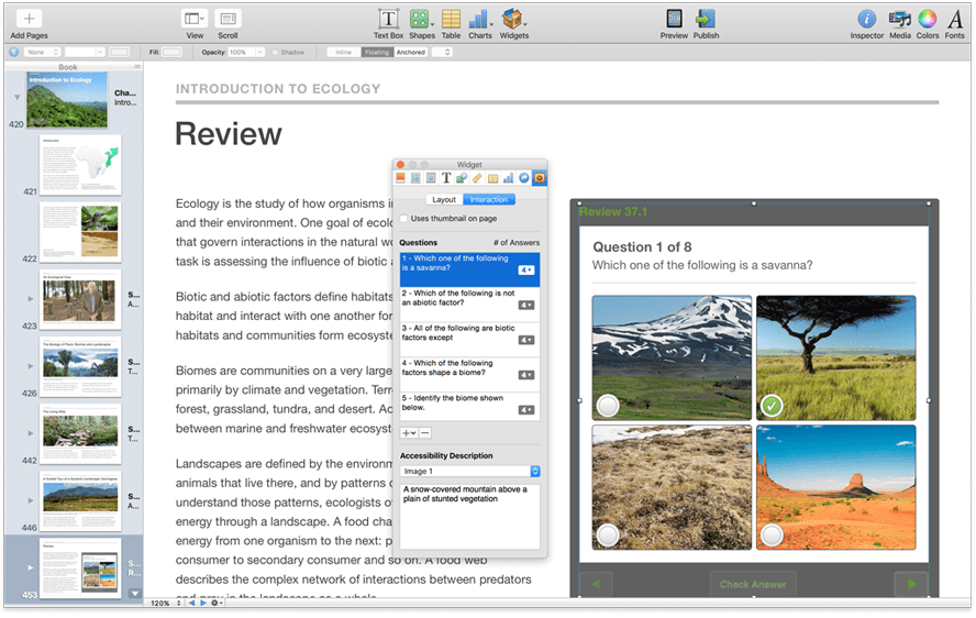 ibooks author screenshot